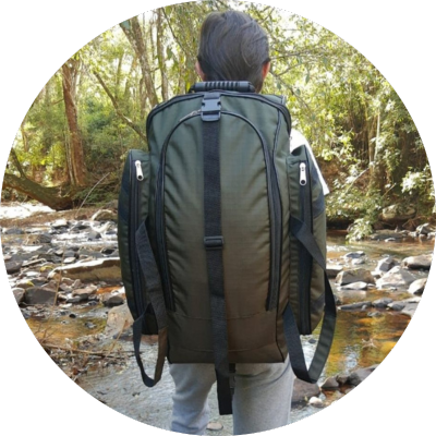Mochila Multifuncional Verde Militar Viagem Camping Acampamento