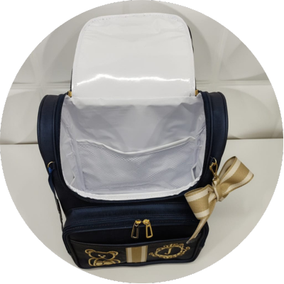 Mochila Maternidade Praticidade Duna Marinho Coleção Fitas