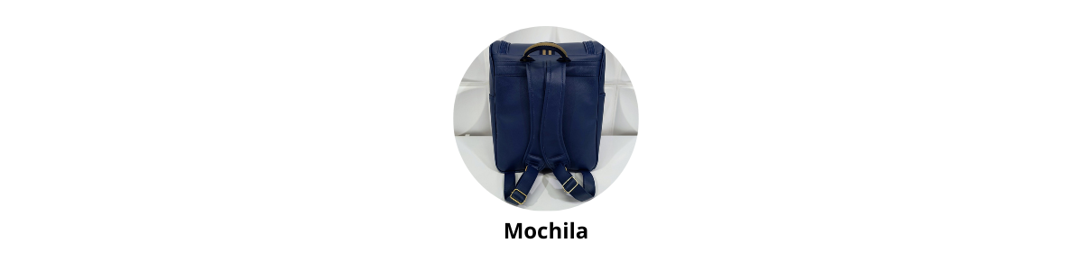 Mochila Maternidade Personalizada Leão Azul Marinho Coleção Fitas - Coutre Bolsas